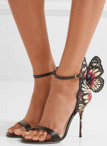 🌟 Women's Uniquely Embroidered Butterfly Wing Pumps. So Sexy Beautiful!