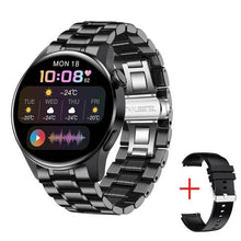 Men's State-of-the-art Android iOS Smartwatch. Full Touch, Waterproof, Steel Band.