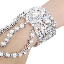 Teardrop Swarovski Crystal Bangle Bracelet