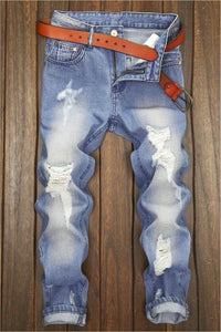 Men's Ripped Fashion Jeans.