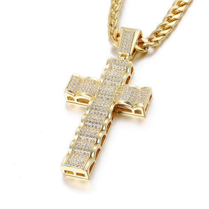 💎Unisex HipHop Cuban Iced Out Crystal Chain