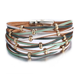 💎 Genuine Leather Wrap Bracelet Sets. Many Colors & Styles!